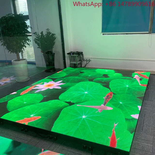 LED Floor Tile Display Screen For Shopping Malls - P3.91 - Sensor-activated Interactive Video Floor Dance Floor ScreenHigh Refre