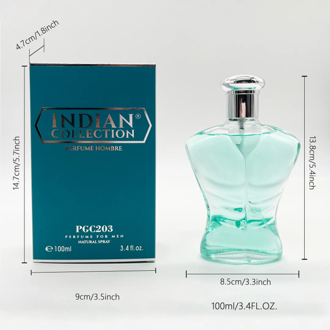 زجاجة أوشن بلو 3.4 أونصة للرجال، عطر منعش ويدوم طويلاً، مع عطر زهور شرقية، مناسب للمواعدة