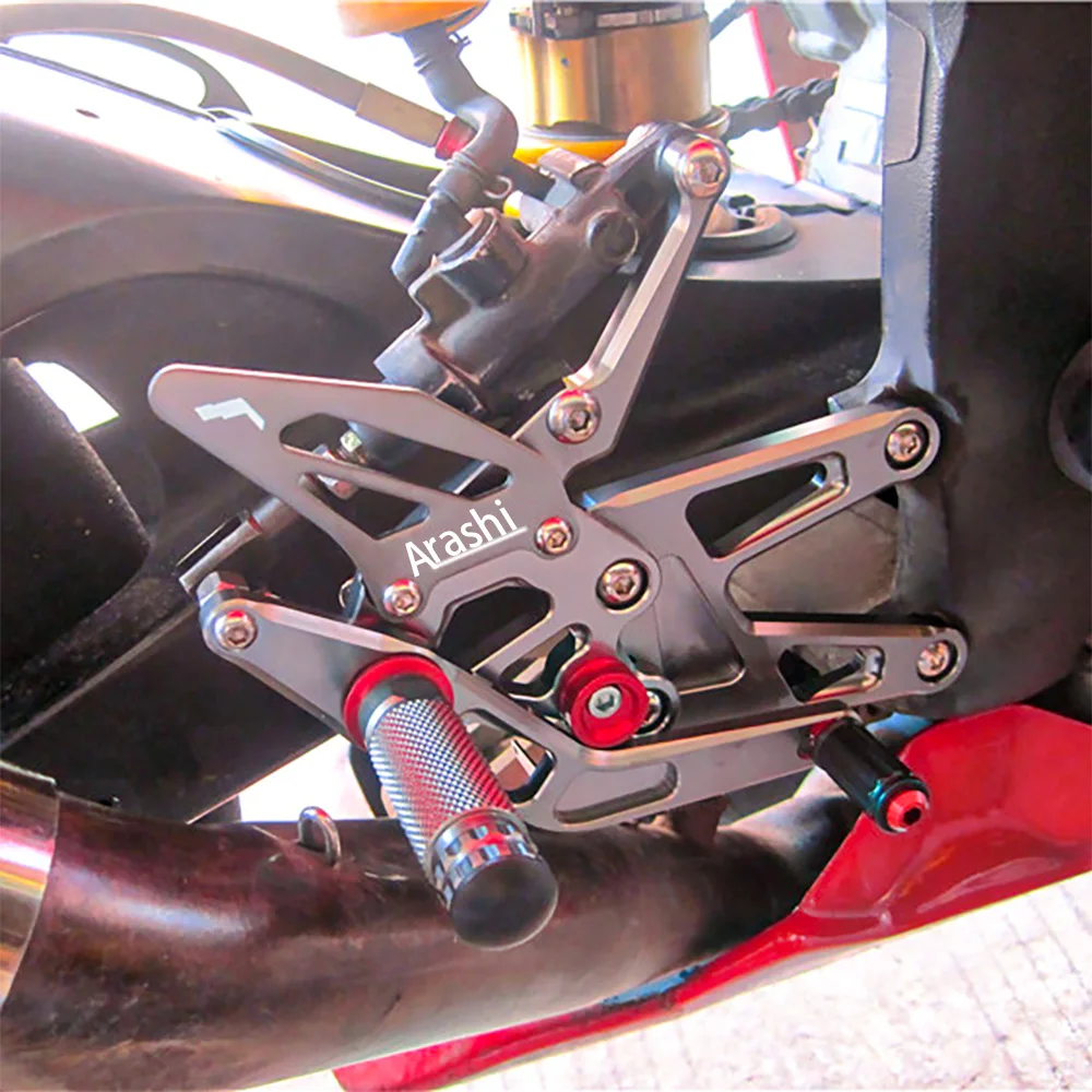 Motorcycle Accessories CNC Adjustable Rear Set Rearsets Footrest Foot Rest For YAMAHA R6 2003 2004 2005