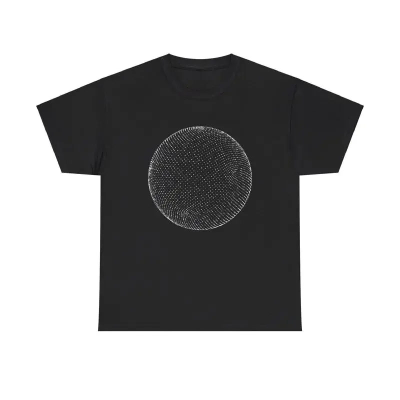 Dotted Sphere T Shirt abstract geometric design pattern texture minimalist art