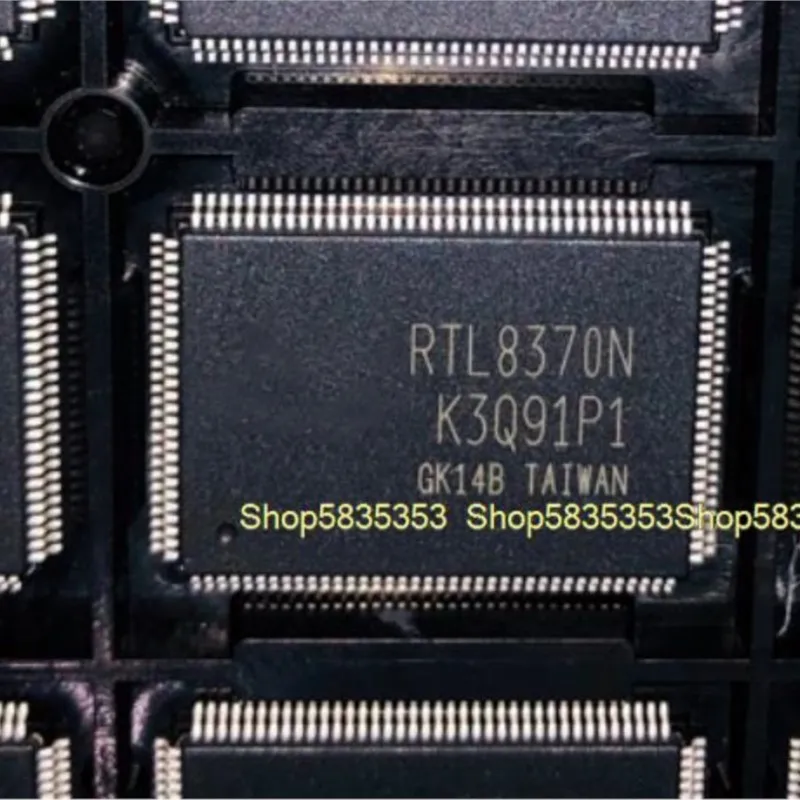 5-20pcs New RTL8370N RTL8370N-VB-CG TQFP128 8-port Gigabit Ethernet switch chip