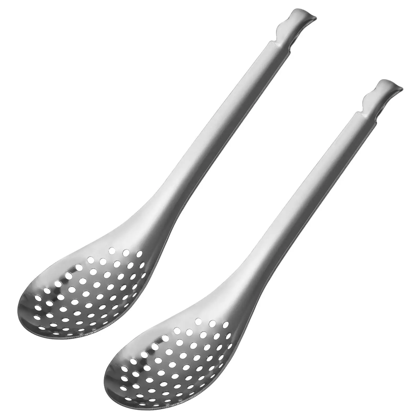 

2Pcs Stainless Fine Mesh Strainer Small Spoon Strainer Spoon Colander Kitchen Tool Drainer for Cooking Food Liquids