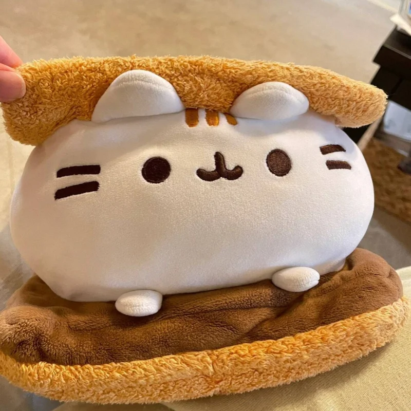 스팟 크로스 보더 귀여운 플러시 장난감 뚱뚱한 행운의 고양이 고양이 샌드위치 비스킷 아이스크림 도넛 피자 버거 고양이 소녀 생일 선물