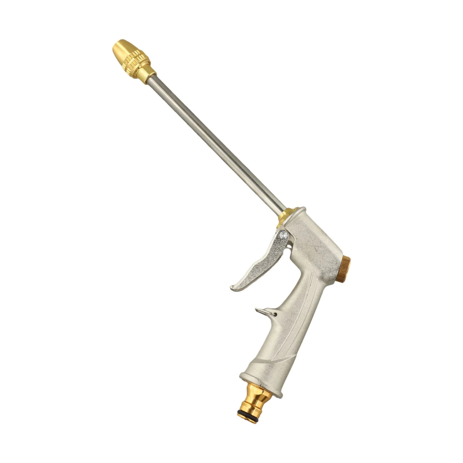 User Friendly Garden Hose Sprayer Gardening Tool High Pressure Spray Garden Hose Nozzle Metal Construction Ergonomic Grip