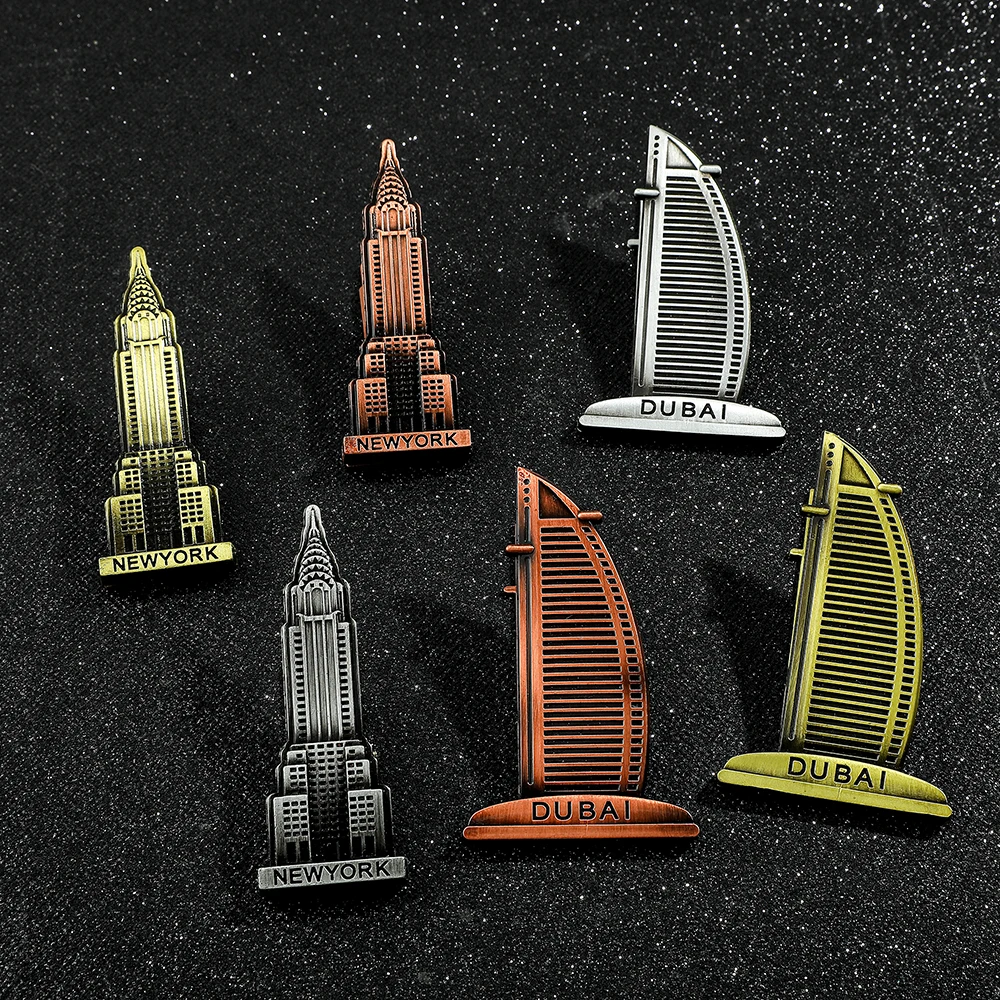 New York Empire State Building Bookmark Clip Metal Bookmarks Stationery Reading Markers For Book Lovers Friends Girl Men Women