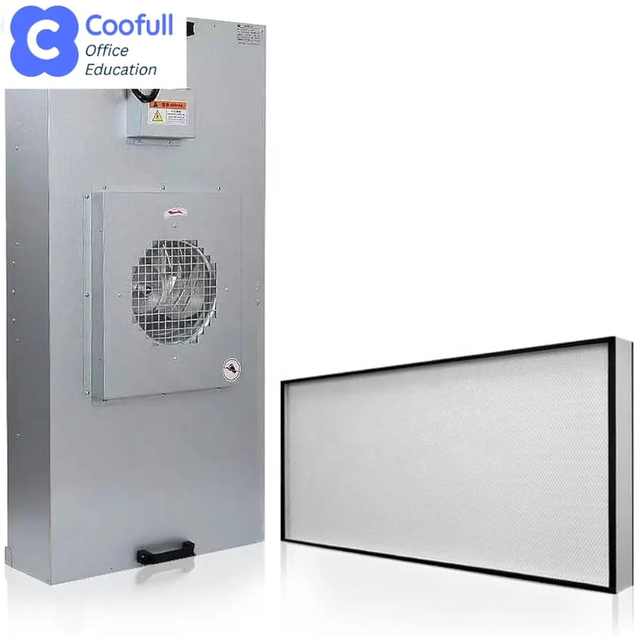 COOFULL CE Standard EC Motor Dust Free Room H13 H14 110V 50HZ Hepa FFU Air Purifier for Sale