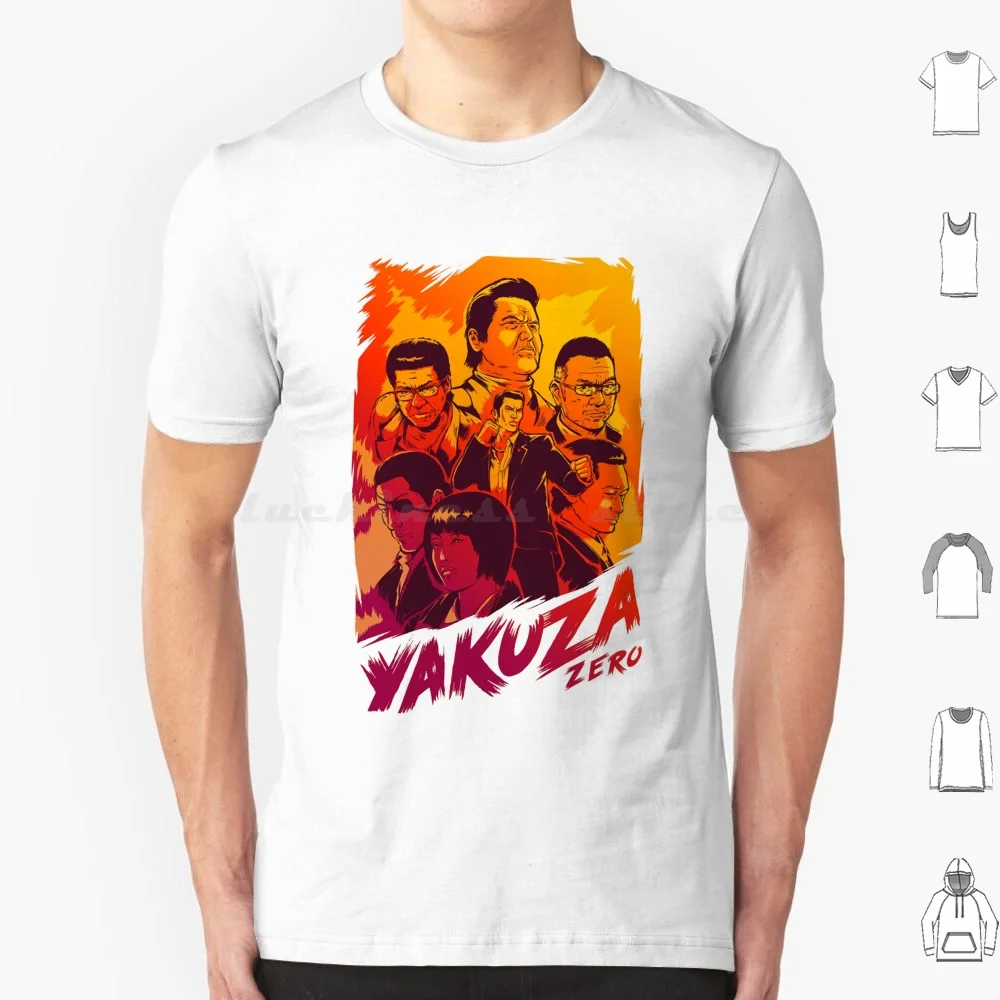 Yakuza Heroes T Shirt Big Size 100% Cotton Anime Games Yakuza O Dragon A Kazuma Kiryu Ryu Ga Gotoku Like Love Hero Trends