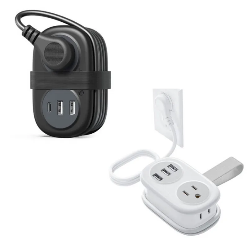 

US standard European standard Foreign travel socket with USB porous charging Portable storage plug