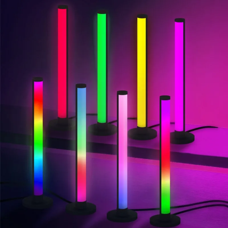 Imagem -05 - Led Rgb Floor Lamp For Room Decoration Desk Lamp Humor Pequeno Luz Noturna Stand Light Acessórios Interiores