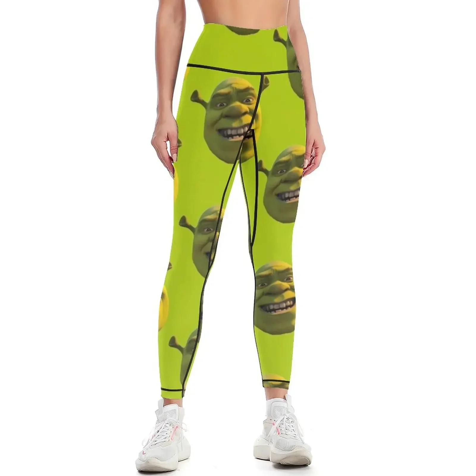 Sherk Leggings Women sportwear gym top Female legging pants Leginsy push up Womens Leggings