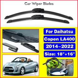 For Daihatsu Copen LA400 2014 - 2022 Car Front Windshield Wiper Blades Frameless Rubber Snow Scraping Accessories 2015 2016 2017