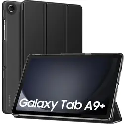 Funda protectora inteligente para Galaxy Tab A9 Plus, carcasa trasera translúcida de PC duro, soporte Delgado, 11 pulgadas, 2023