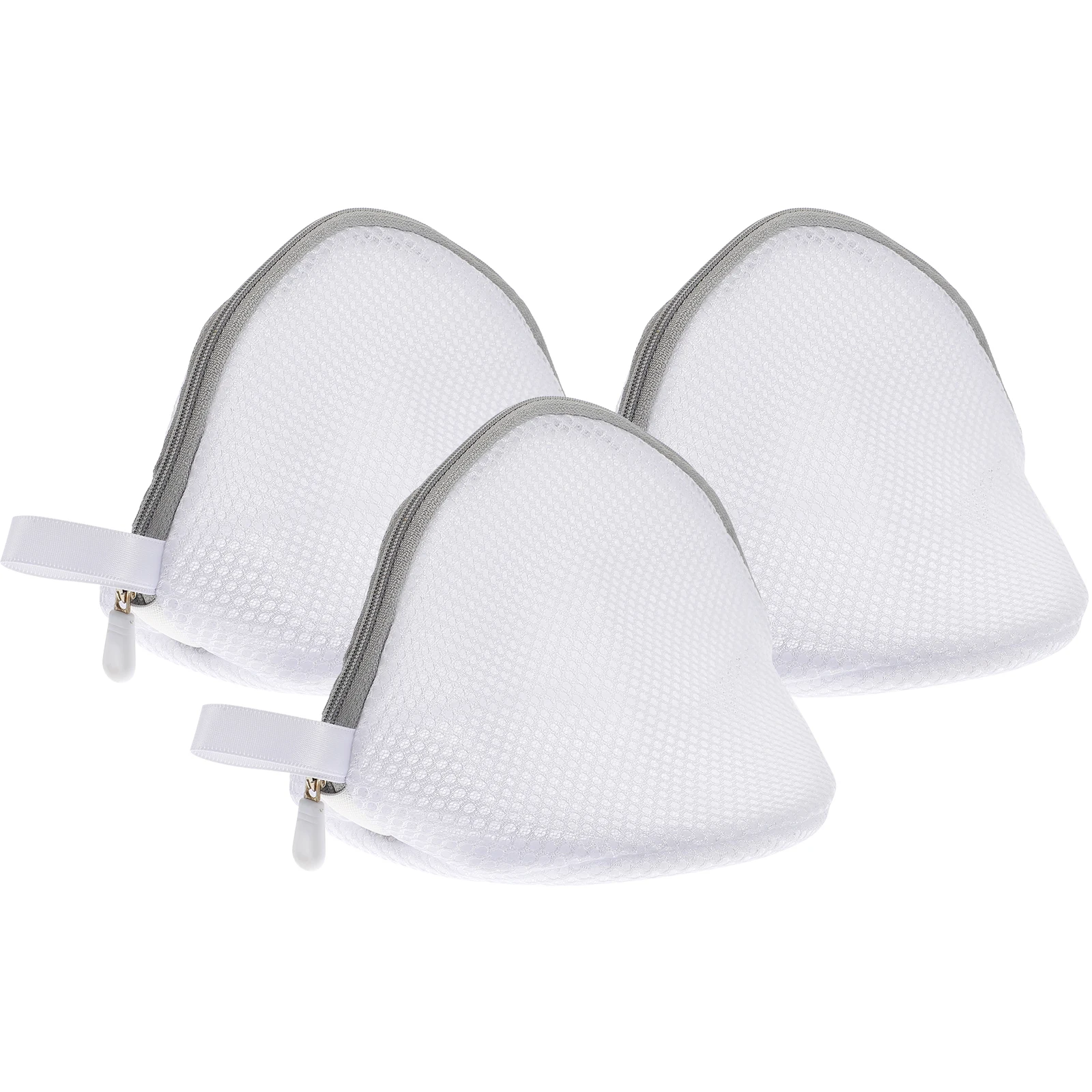 

3Pcs Bra Laundry Bag Polyester Mesh Protects Bras from Deformation Washing Machine Zipper Home Storage