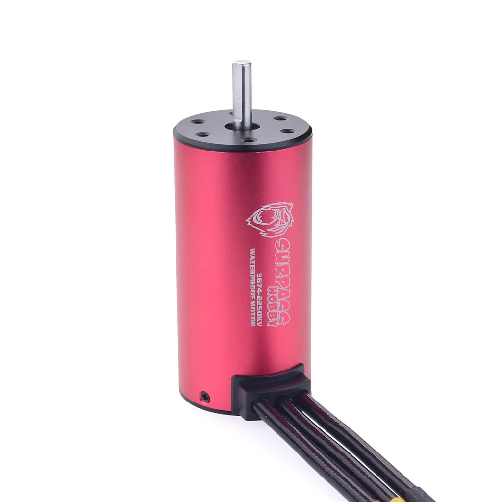 Surpass Hobby KK 3665 3670 3674 Brushless Motor 80A 120A ESC Waterproof Combo for 1/8 1/10 RC Car Drift Racing Off-Road Truck