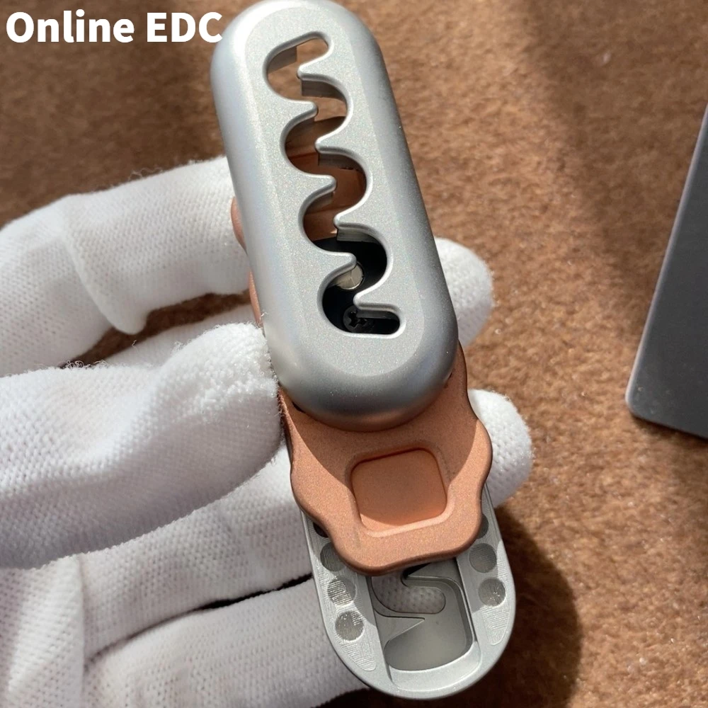 

Игрушки EDC ROGUE & OS EDC Hamburger Fidget Slider Нержавеющая сталь Медь Push Slider Игрушка для снятия стресса Игрушки-непоседа для взрослых