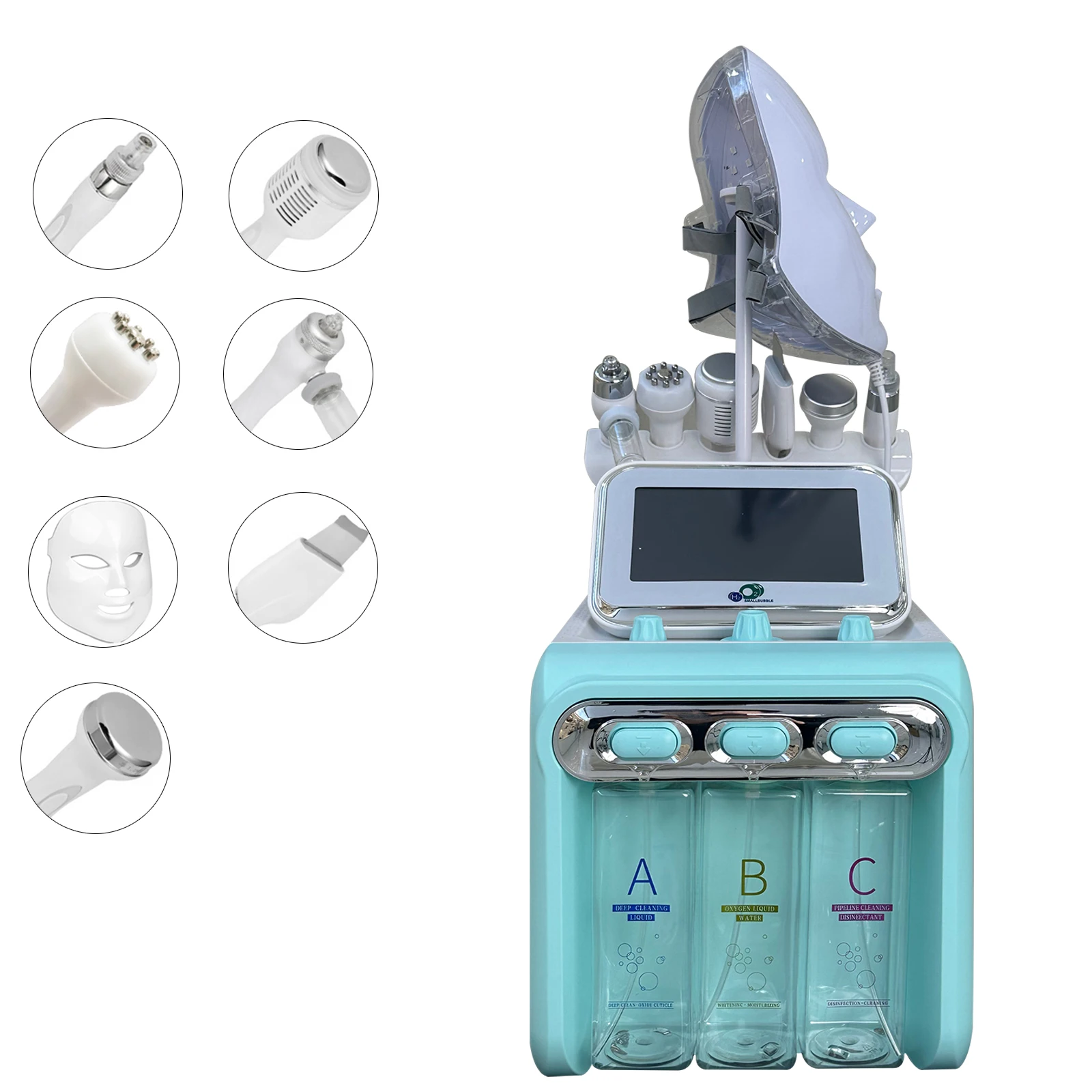 

Аппарат для гидромикродермабразии BEEMYI: Аква-пилинг H2O2, кислородный пилинг, косметологическое оборудование для ухода за кожей лица