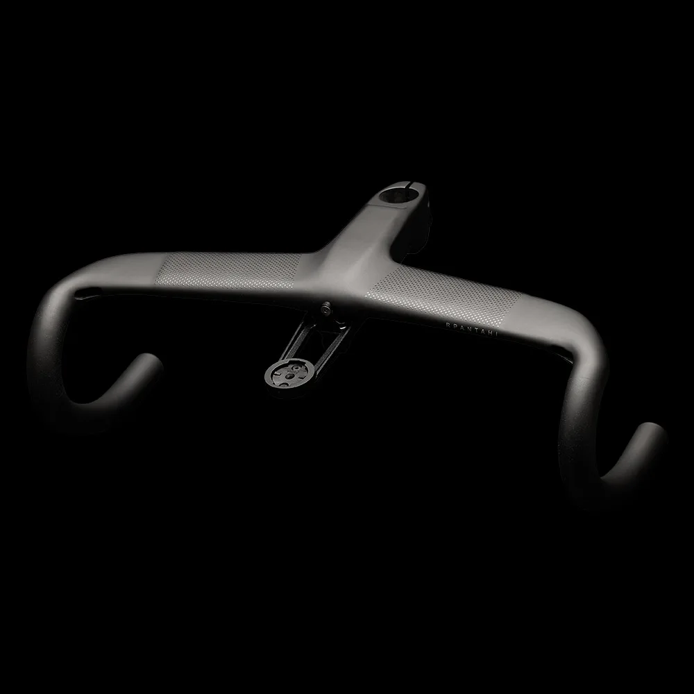 Gravel Carbon Lenker -10 ° Integrierter Cockpit-IC-Lenker mit Schaft 28,6 mm internes Kabel, reduziert gebogene Drop-Bar 360–440 mm – Detail 19