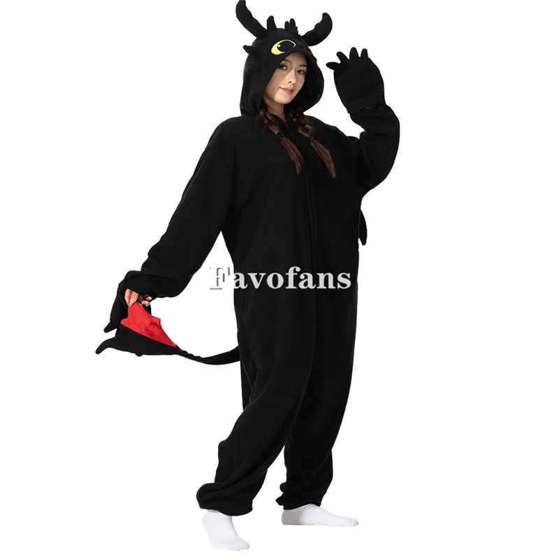 Kigurumi-Pijama de Animal negro para adultos y hombres, Disfraces de Halloween, Mono de Cosplay, regalo de Navidad, XXL