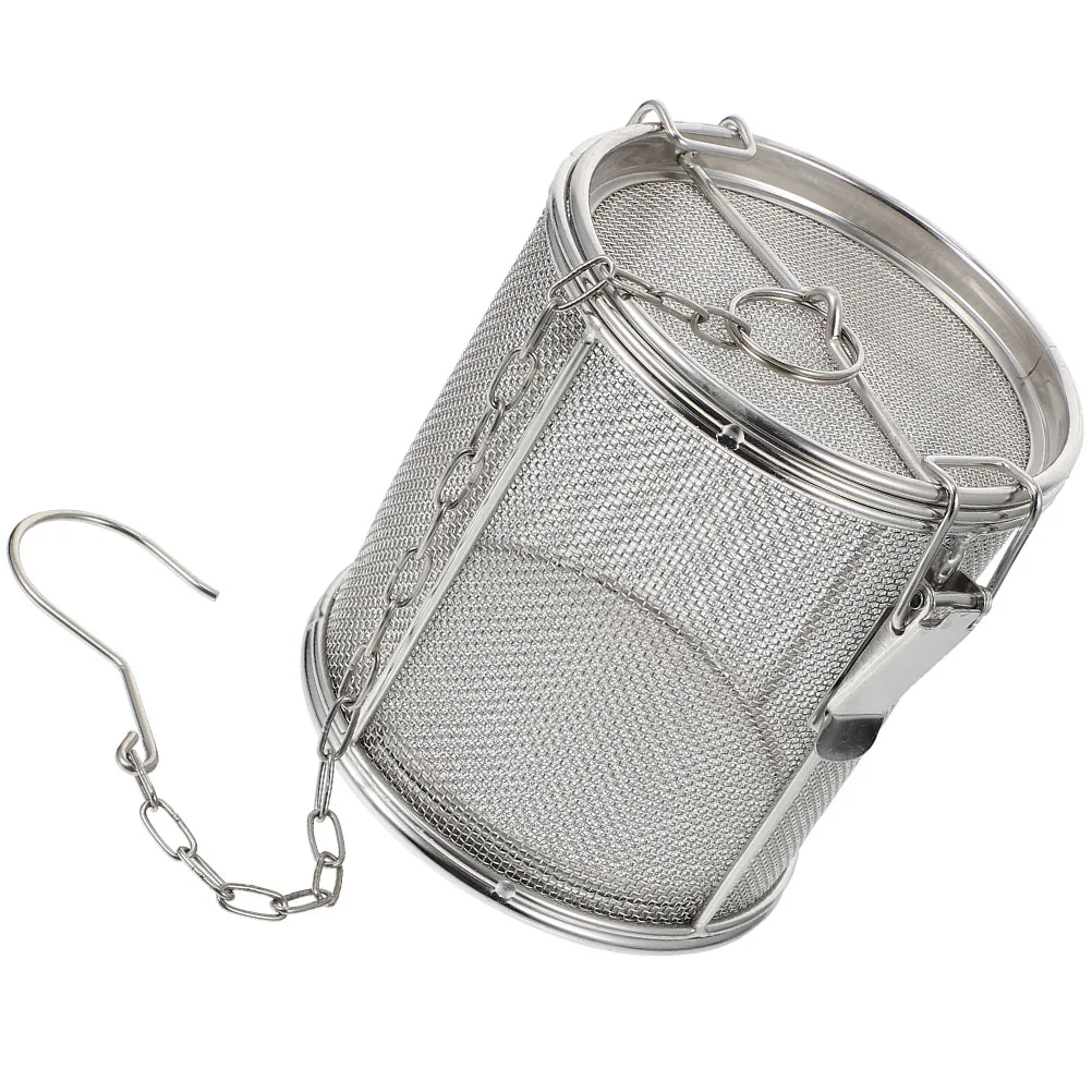 

Stainless Steel Seasoning Infuser Household Pot Stewed Steeper Leak Proof Filter Mesh Tea Ball Reusable Kitchen Accessories