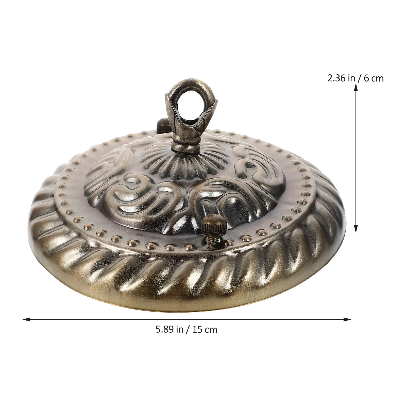 Heavy Duty Ceiling Hook Mounting Bracket for Chandelier – Sturdy Iron Vintage Light Fixture Plate