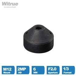 Witrue m12 pinhole cctv lens 6MM M12*0.5 Mount 1/3