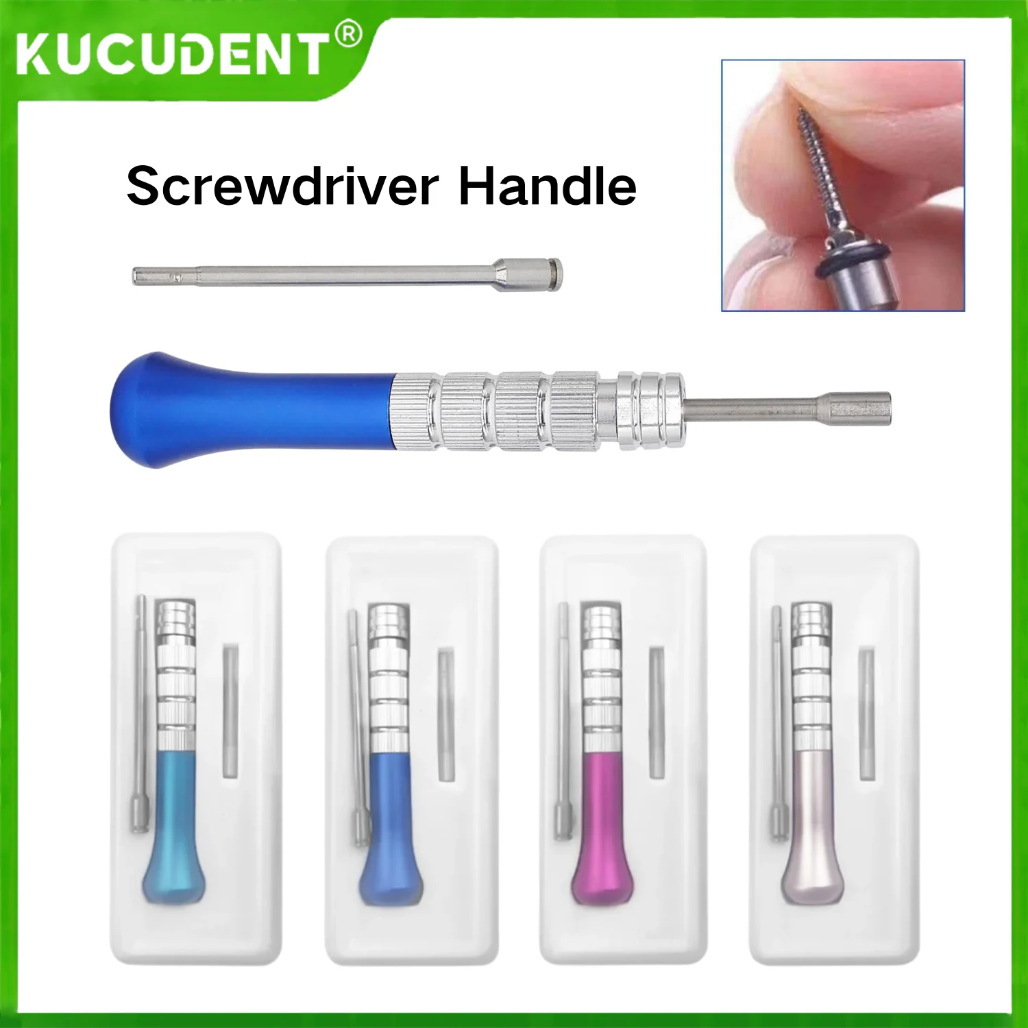 

Dental Orthodontic Mini Implant Micro Screws Titanium Alloy Implant Screwdriver Self-Drilling Handle Wrench Dentist Lab Tools