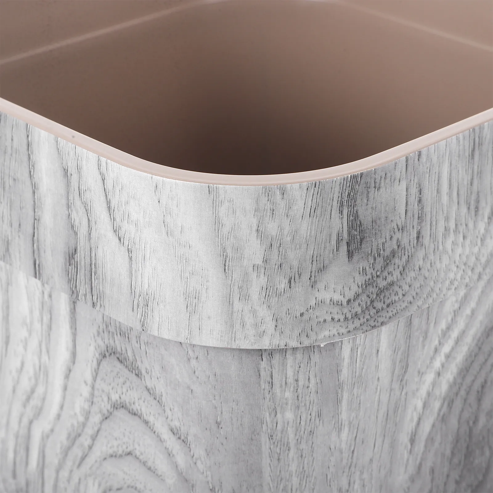 

Мусорное ведро с текстурой дерева для дома, спальни, кухни, офиса, декоративный контейнер для мусора, корзина для отходов