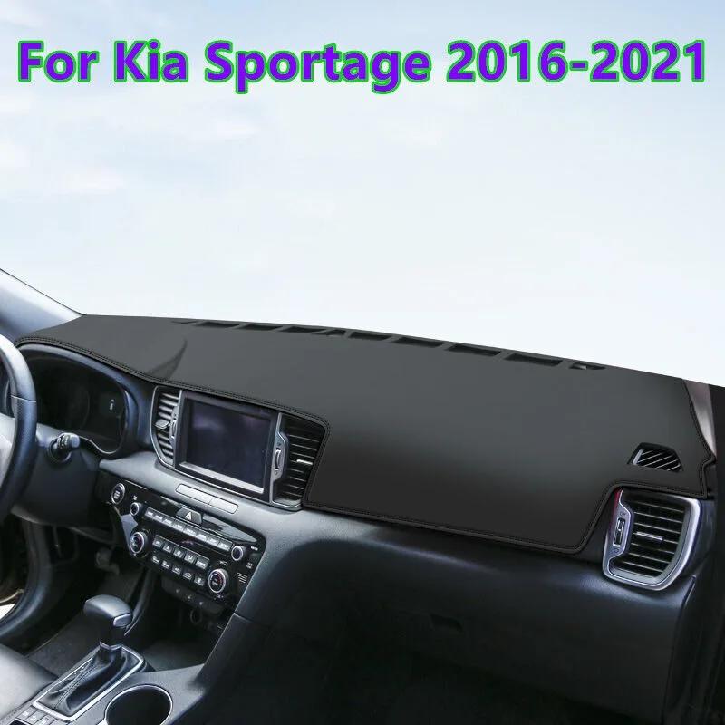 

Кожаный чехол для приборной панели автомобиля Kia Sportage 2016-2021, защитный коврик