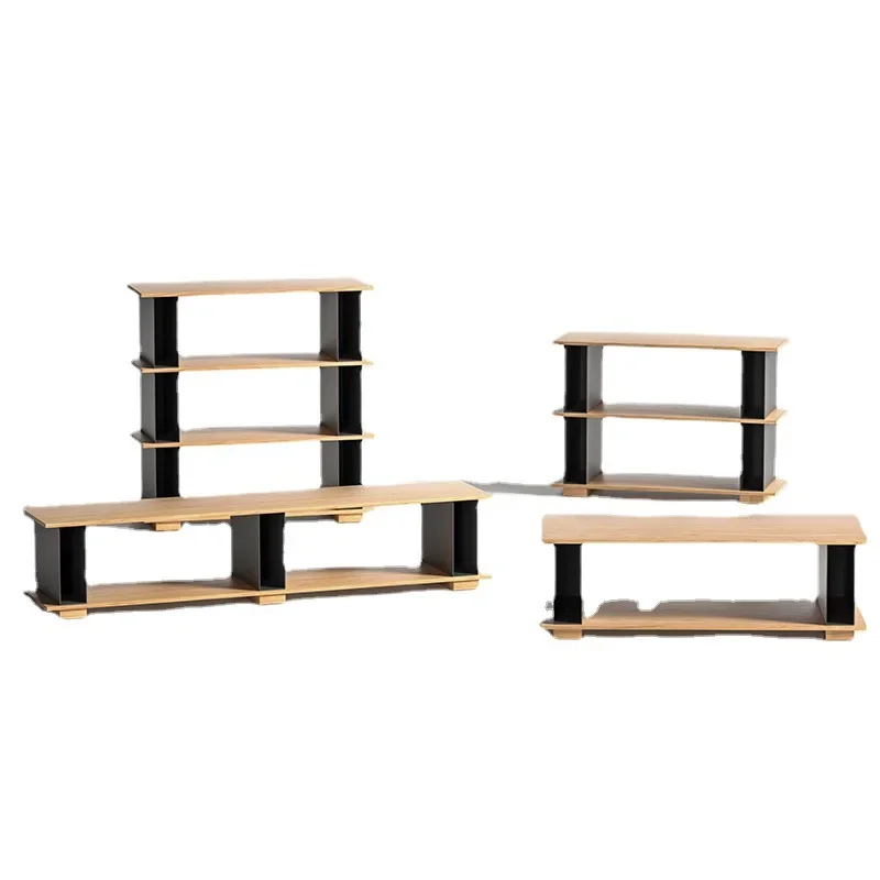 

Bookshelf Shelf Floor-to-ceiling household wrought iron multi-layer storage Living room bookcase Small simple steel