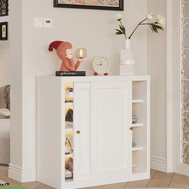 

Household Steel Shoe Cabinet Large Capacity Dustproof Indoor Shoe Cabinet Storage White Organizador De Zapatos Furniture