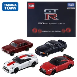 TAKARA TOMY Tomica 50th Anniversary Edition GT-R Alloy Toys Motor Vehicle Diecast Metal Model Gifts