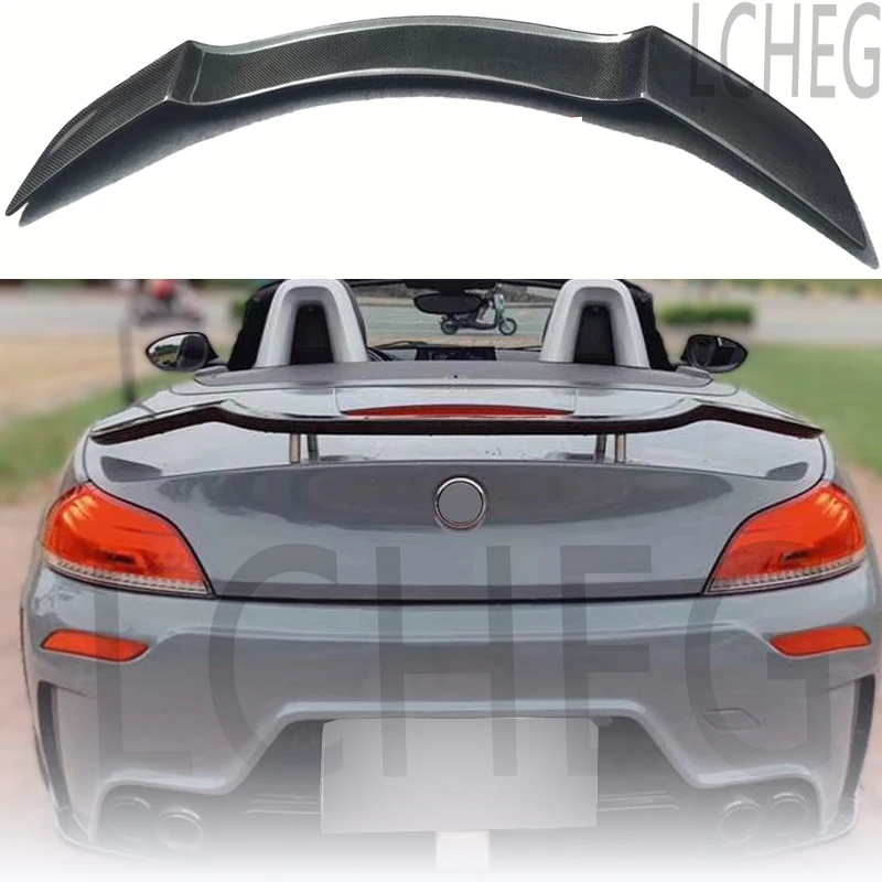 For BMW 2005-2014 Z4 E86 E89 Coupe Convertible High Quality Carbon Fiber Car-styling Rear Trunk Luggage Compartment Spoiler