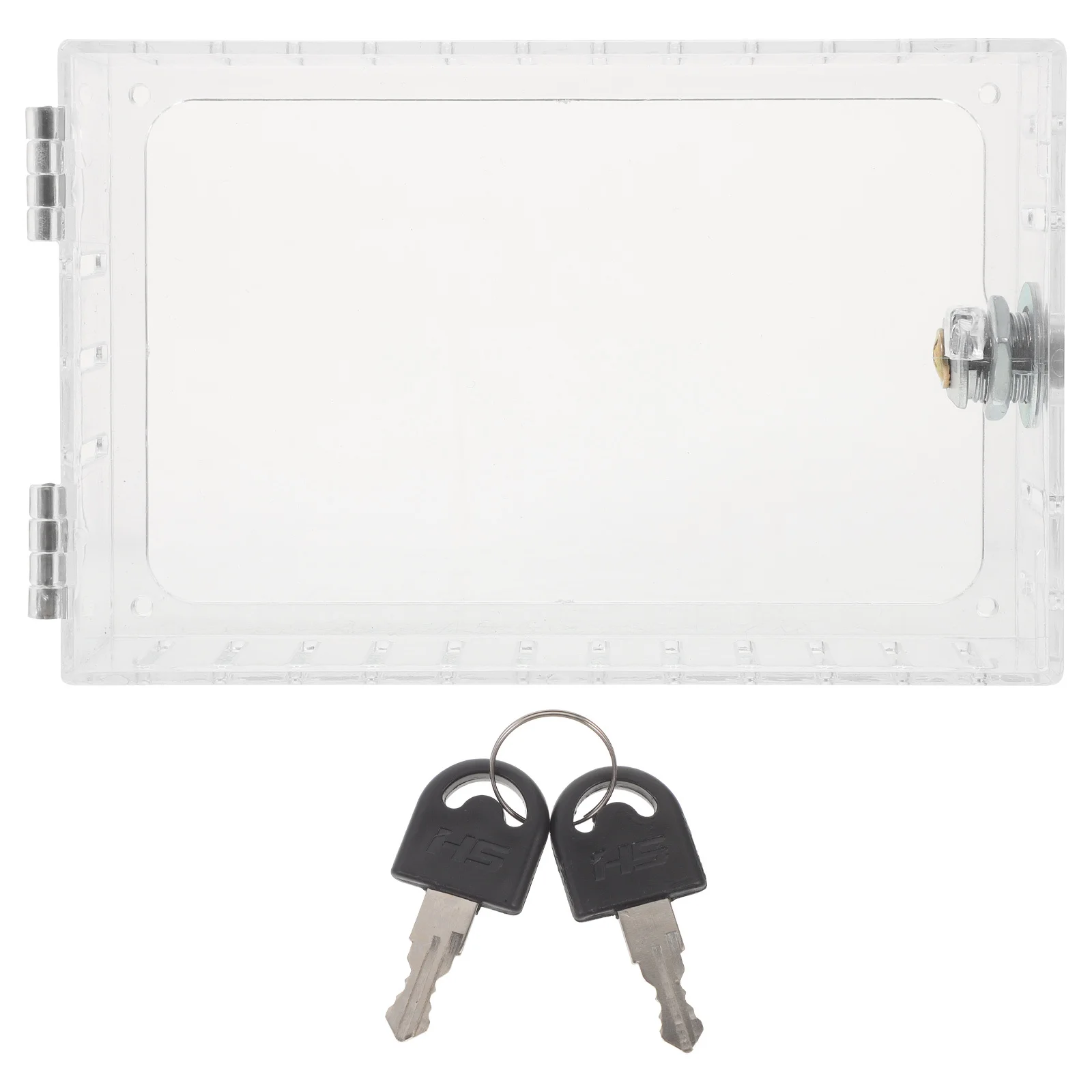 

1Set Clear Thermostat Lock Box Heavy Duty Wall Cover for Thermostat Guard with Key Secure Tamper Proof Display