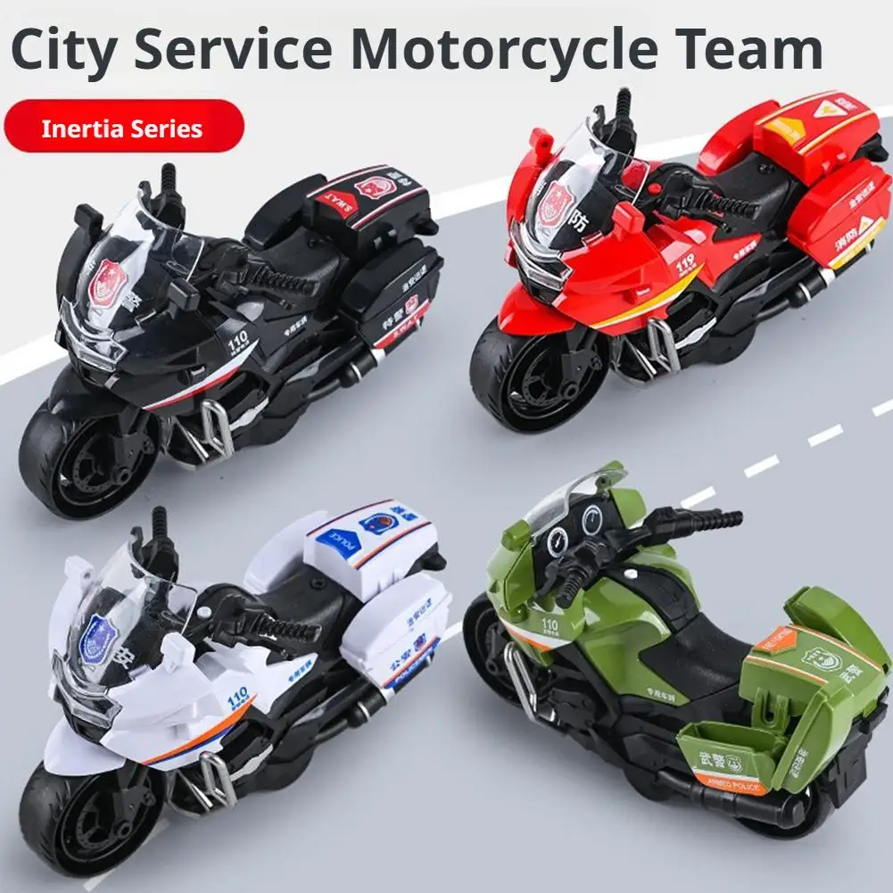 Toy Motorcycle Model Solid Cast Alloy Frame Mini Motorcycle Toy Car Toys Inspire Imaginative Racing Fun for Kids children gift