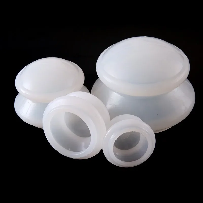 

New Silicone Scraping Jar Beauty Self-priming Slip Tank Meridians and Meridians and Moxibustion Jar
