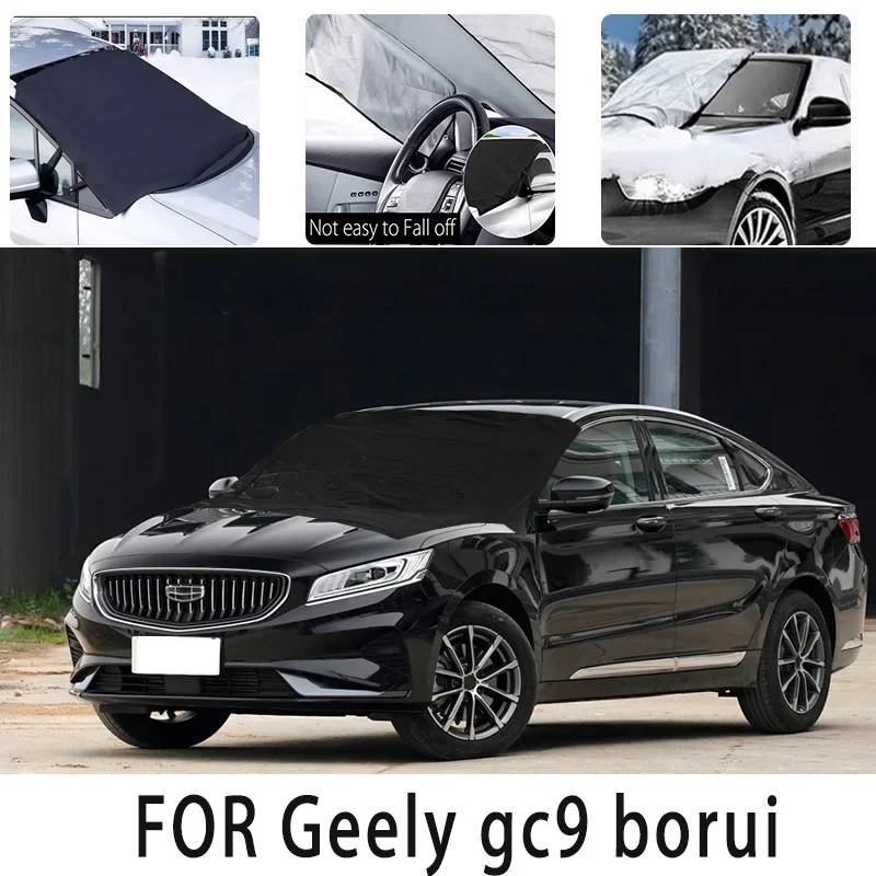 

Carsnow cover front coverforGeely gc9 boruisnowprotection heat insulation shade Sunscreen wind Frost prevention car accessories