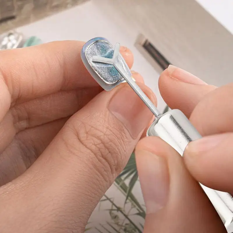 เครื่องมือทําเล็บ Love แม่เหล็กลวดเหล็กแม่เหล็ก Rod ผสมแม่เหล็กหัวใจสําหรับเล็บเจลแม่เหล็กหัวใจแม่เหล็กอุปกรณ์เสริม Art Supplies