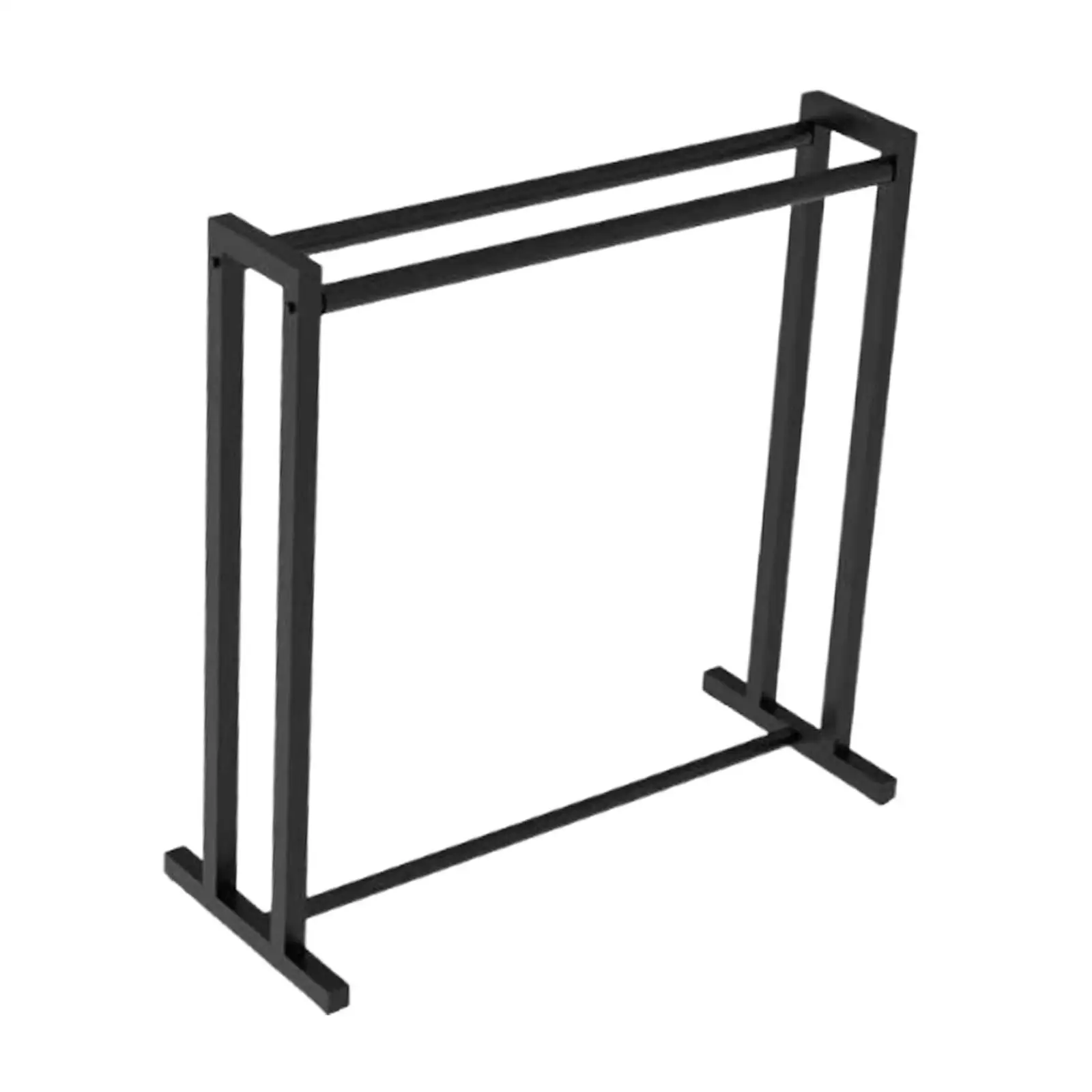 Rack de armazenamento de raquete de badminton, organizador armazenável, suporte de exibição de raquete de tênis para campo, estádio, jardim, escola, preto