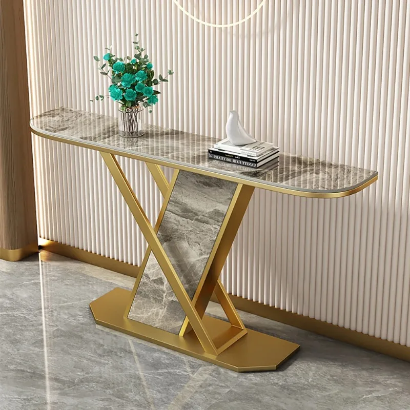 

Nordic Luxury Console Table Elegant Aesthetic Modern Classic Console Table Trendy Unique Wohnzimmer Tische Modern Home Furniture