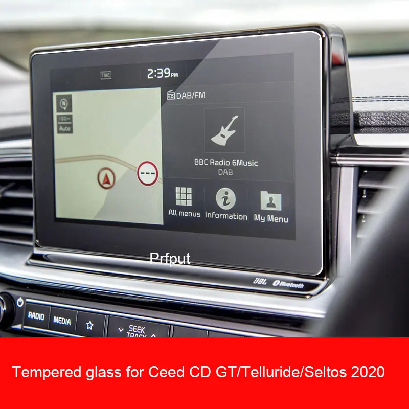 Tempered Glass Film For Kia Ceed CD GT 2019 2020/Telluride 8 Inch Car Navigation Screen Protector Auto Interior Accessories