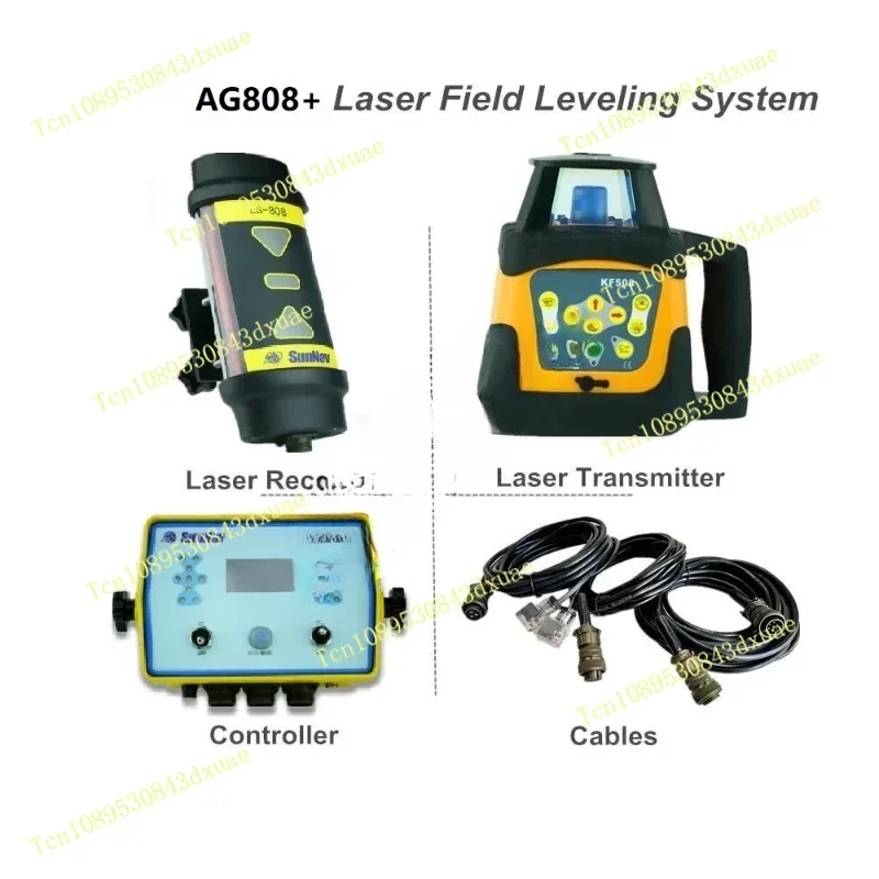 lase land leveling system AG808+ Equipment Control Receiver For Rotating  Levels  Box