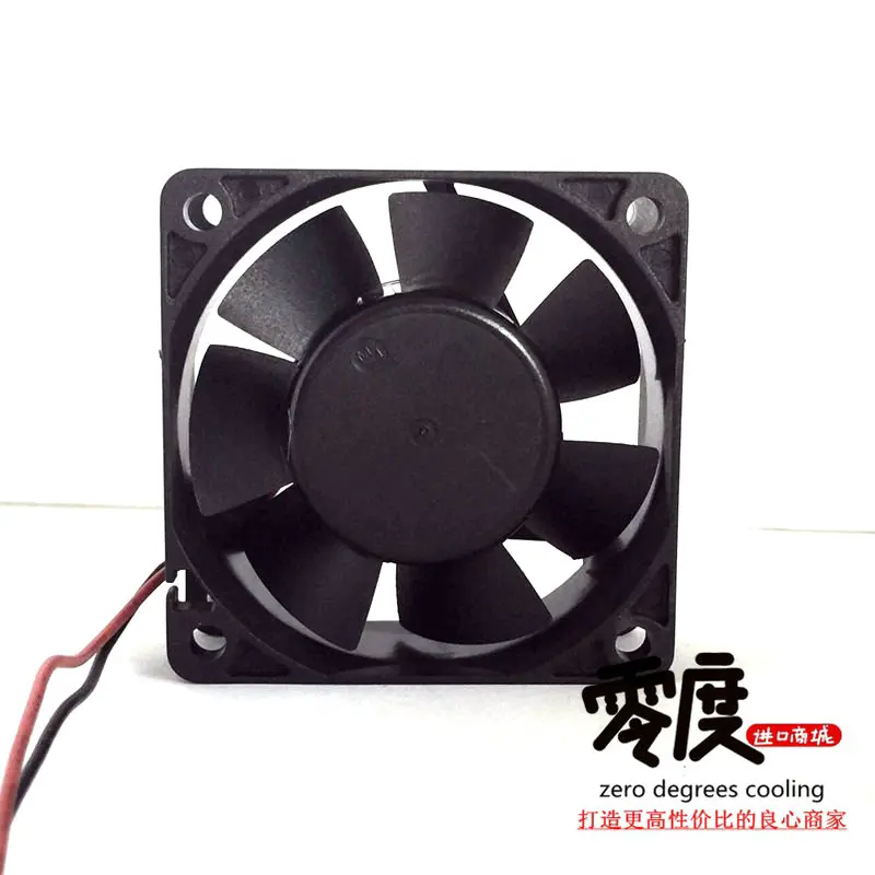 New Original 6cm YM1206PTB3 DC12V 0.03A 60x60x25MM Double ball bearing 2Lines cooling fan