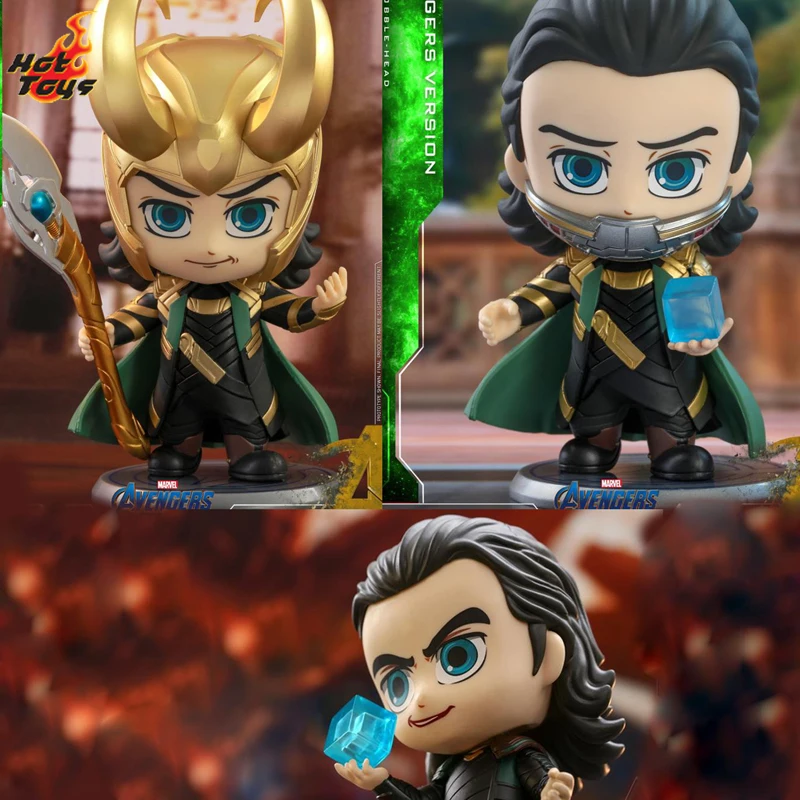 

In Stock 100% Original HotToys Cosbaby Loki Laufeyson Avengers Infinity War Movie Character Model Collection Artwork Q Version