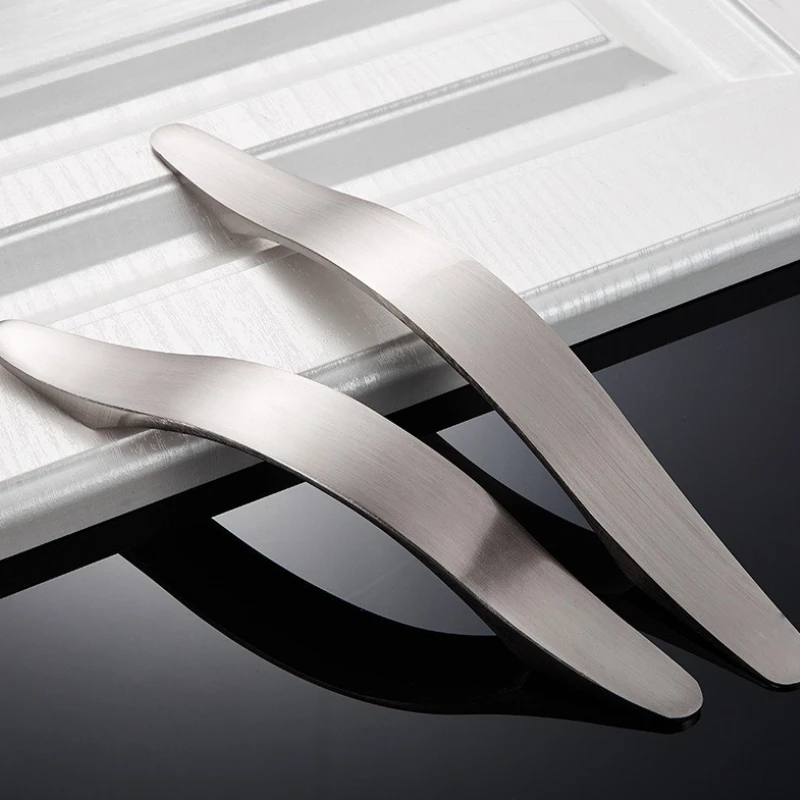 128mm/160mm Schrankgriffe aus Aluminiumlegierung, Türknöpfe, Küchenknöpfe, Schrankgriffe, Schubladen-Möbelgriffe, Möbelbeschläge – Detail 2
