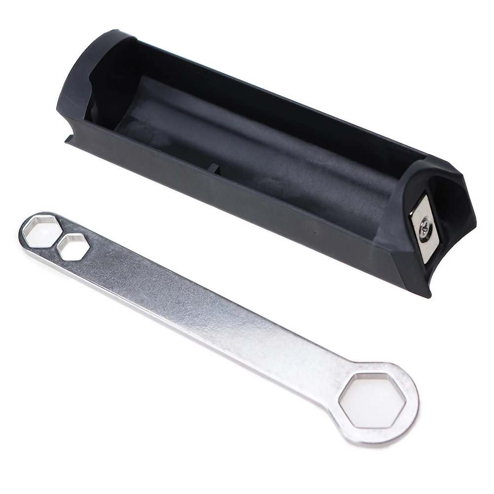 Fahrradwartung Faltradzubehör Kompakter Fahrrad-Werkzeugkasten Fahrradaufbewahrungslösung mit Schraubenschlüssel Fahrradgabel 140 * 36 mm