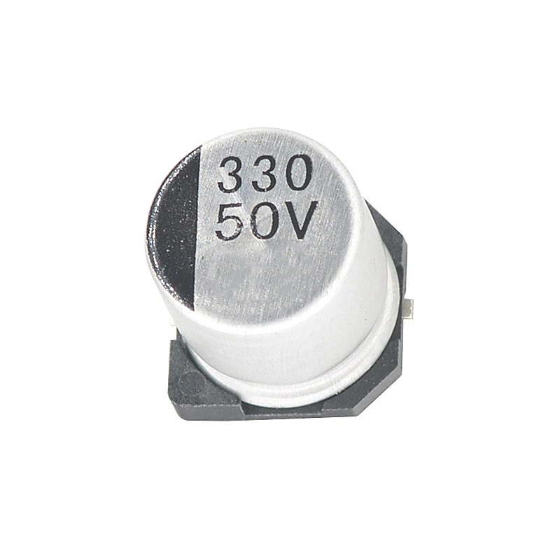 10pcs Smd Aluminum Electrolytic Capacitor 6.3v 10v 16v 25v 35v 50v 10uf 22uf 47uf 100uf 220uf 330uf 1000uf 50v330uf