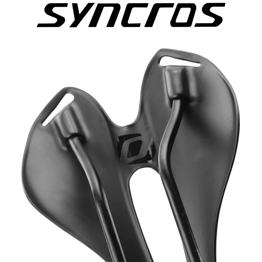 SYNCROS  carbom saddle  Carbon Fiber MTB Bicycle Saddle Bike Seat Cushion Road/Mountain Fold Bike Front Seat Cycing Seatposts