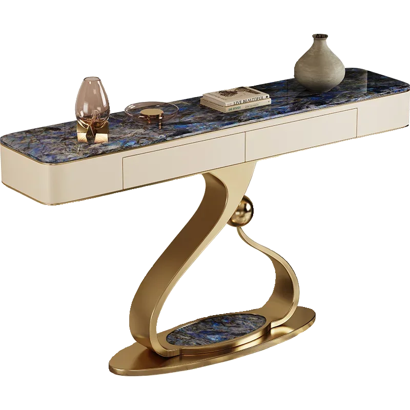 A Stainless steel entrance table High-end household entrance door entrance cabinet