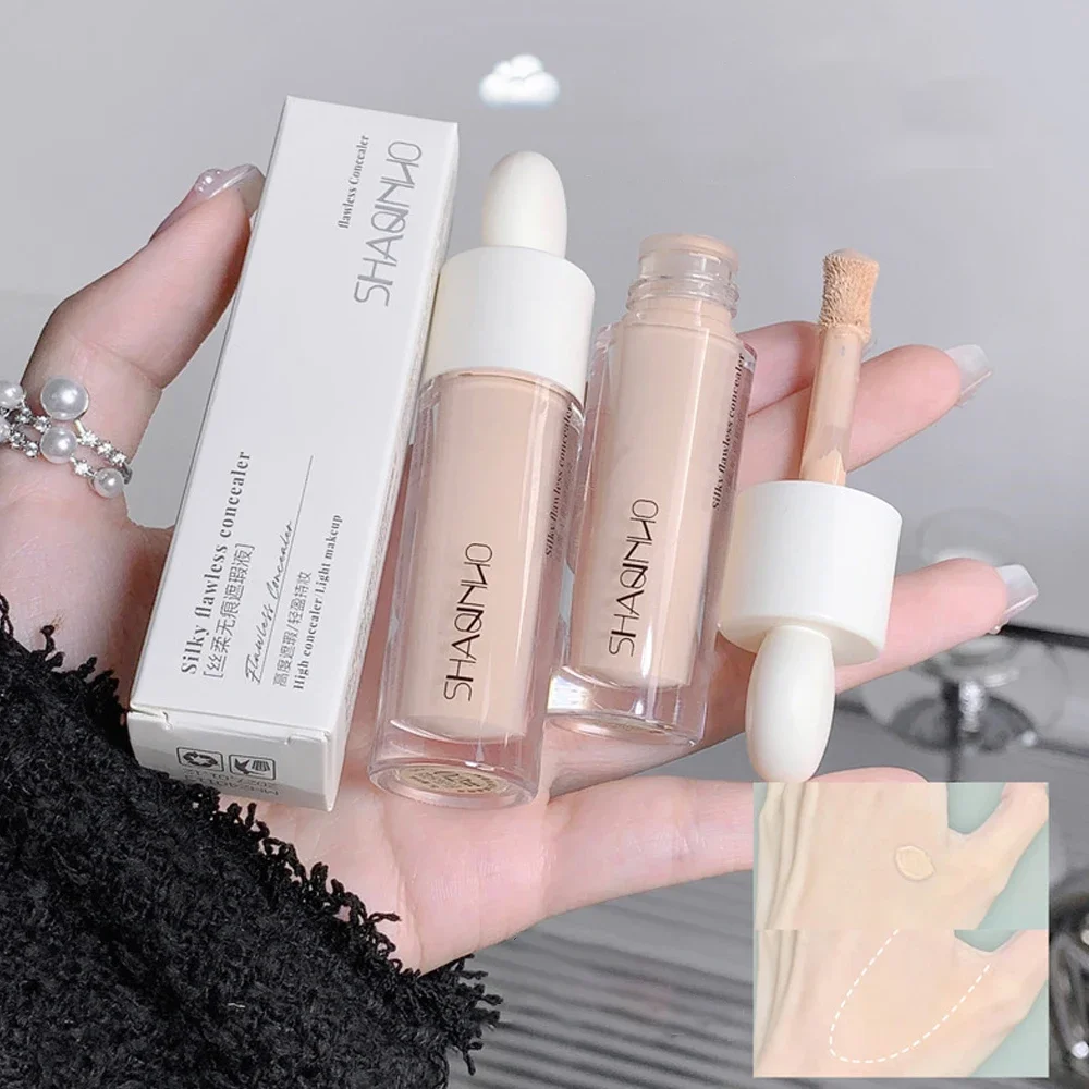 3 Farben feuchtigkeit spendende flüssige Concealer Foundation Make-up Öl Kontrolle wasserdicht volle Abdeckung dunkle Kreise matt Concealer Kosmetik