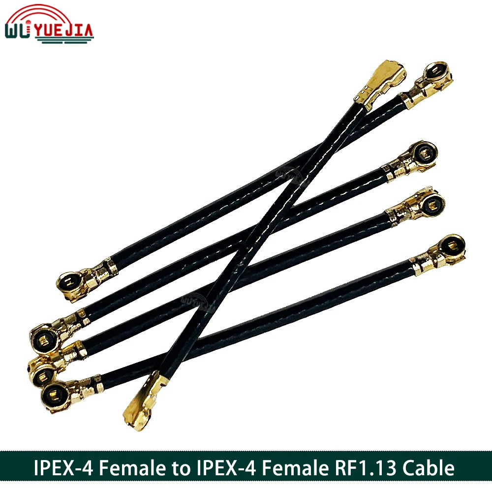 5Pcs/Lot U.F.L IPX MHF4 Cable IPEX4 Female to IPEX-4 Female Jack Connector U.fl RF1.13 Coaxial Jumper WIFI 3G 4G Extension Cable